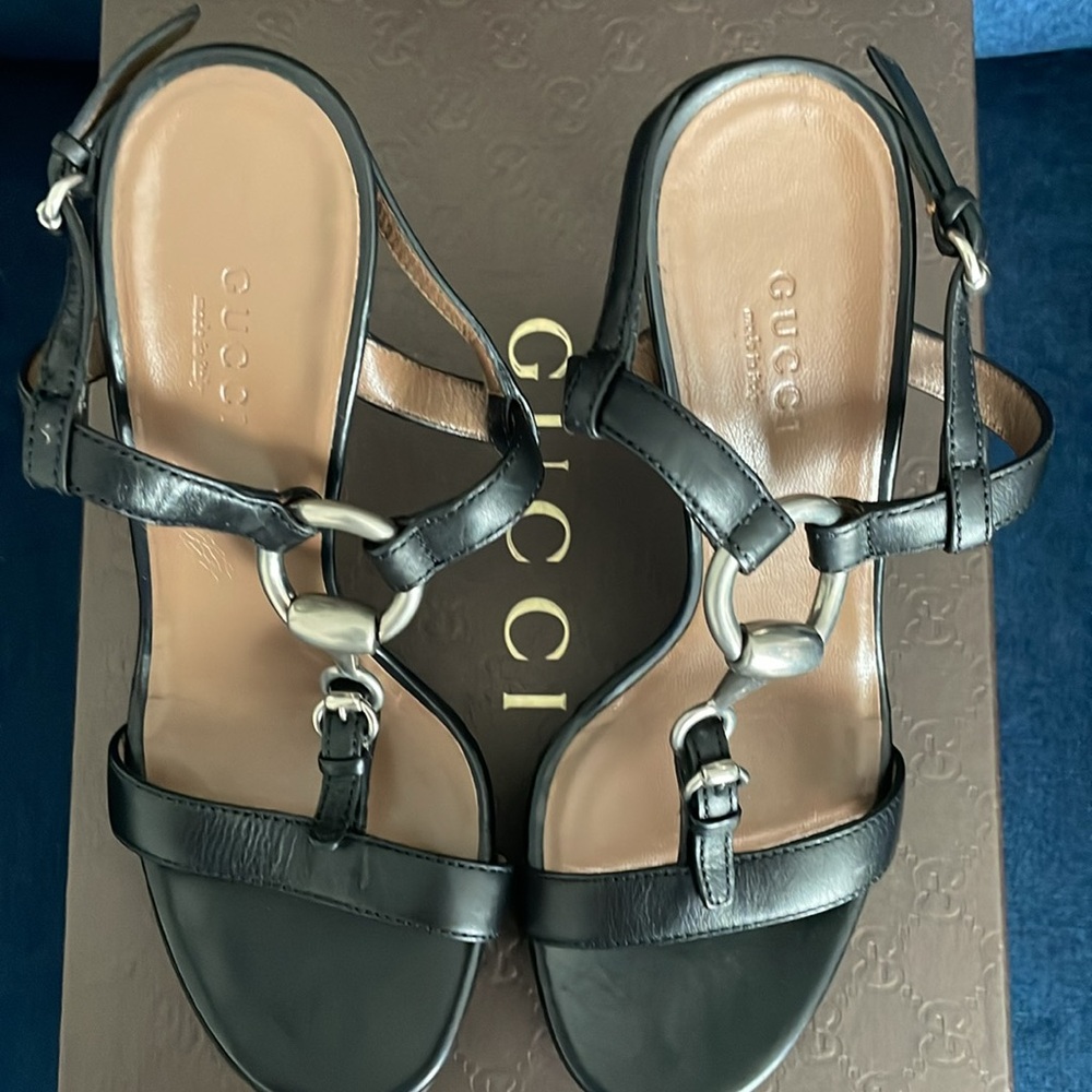 NWT - Authentic Gucci Washed Soft Calf Nero. Size 36. - Picture 7 of 10